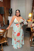 Dress was great! Only issue I had was that I spent 100 extra on alterations. The dress was very long for my short self and I needed the sides taken in to fill better on the top breast area. I also added a hook type button to help keep the zipper closed. I could have found a better dress but I loved the color and it worked well for the wedding. - Krystle O.
