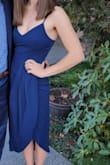 Such an amazing dress! I wore it to a late summer wedding and loved it! Tight enough on top so I felt confident not wearing a bra, which is a rarity. Would recommend! - Anita W.