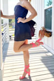 We ordered this for Homecoming. It is beautiful and very classy. Paired with fun shoes. Highly recommend! - Shanyn R.