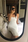 I was planning to wear my wedding dress for both the ceremony and reception and when I picked it up from the tailor 5 days before my wedding it was clear I would not be able to dance in it. So I panic-ordered 9 white garments from Lulus and this was the winner! Super comfortable and easy to move in and I felt amazing. I can definitely wear it for other occasions, too! - Rachel M.