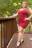 I got this dress for a wedding and I loved it. Perfect for a curvy gal. I got an XL but i would have easily fit on an L. Besides that I still loved how it fit and how comfortable I felt on it. I really recommend it. - Katherine M.