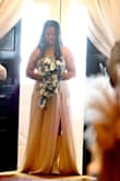 Perfect dress on a fall wedding! I love this dress that it goes with my rustic boho theme. I got a lot of compliments how pretty my dress was. - Gessille R.