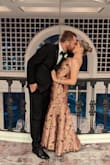 This dress is just elegant and stunning I felt beautiful! I'm a 34b and the material has no give so it was a little tight on the rib cage.
Would recommend! - Jaclyn B.