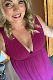 I LOVE this dress! I purchased for a wedding 6 years ago in blush. Recently purchased the next size up for a beautiful fall wedding last weekend in the berry/magenta color. It was a huge hit and I got so many compliments! It was snug in the right areas (the tatas) and showed the perfect amount of skin to be sexy but also family friendly!  Paired it with the perfect color lip and we danced the night away! - Kelly T.