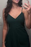 I originally purchased the "M" but returned it as it was too baggy in the midsection. I typically buy "M"s in almost all other brands. The size "S" fit perfectly. The color was perfect for a fall wedding! If you are thinking about it, you should! - Lindsay C.
