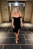 The quality is AMAZING, the fabric is thick, it fit perfectly and looked so classy for my birthday dinner and show! HIGHLY recommend!! - Chelsea M.