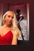 My first red dress and I felt so confident and comfortable! It fit perfectly and is also flattering in the stomach area because it's not super tight and has forgiving fabric. The asymmetrical bottom gave it a perfect edge. My husband kept telling me how beautiful the dress looked on me. I felt like a queen. - Steph B.
