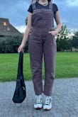 Overalls are my go-to clothing, but I'm super particular about the fit of them. I'm fairly tall with long legs and like them on the loose side so they're roomy in the legs. I loveeee the ziggy overalls, I ordered a size S and they still fit loose without drowning me! I originally ordered the black ones and didn't even realize they had brown ones on a separate listing, so I had to order these too! The black pair are a little longer tho for some reason, they have room to cuff whereas these don't. I love both, just something to be aware of. - Paige C.