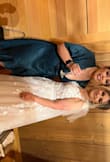I bought this dress to wear to my best friend's wedding and I got sooo many compliments. It's got a beautiful satiny color and the layered shape of the dress is elegant and flattering. LOVE 10/10. - Erika G.