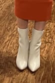 Love these!! They are a perfect heel height and the color is so nice. They are super comfortable and add the best statement to your outfit. They come up your ankle a bit more than I expected but are perfect in every other way! - Rhonda K.
