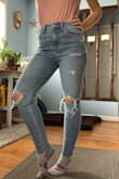 I struggle to find jeans that fit well. They're usually too tight in the legs if they fit in the waist. So I have to deal with either a loose waist or tight legs. These are absolutely perfect. Like they were made for me. The fabric is absolutely BUTTERY. Stretches without feeling tight. They don't slide down my butt and legs when I bend over. I don't normally splurge on jeans but these were well worth the investment. I'll be wearing them a lot! If you're on the fence - buy them! - Laura H.