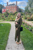 LOVE this dress and sweater set. Got a ton of compliments on it. It shows off my baby bump well but will definitely wear when not pregnant. Super soft material and stretchy. - Kendall D.