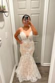 My fiancé and I are having a small intimate wedding/elopement on the beach and this dress was 1 of 10 dresses I ordered on Lulus. I have an hourglass figure and let me tell you this dress was made for me! When I put it on I felt so comfortable, it hugs your curves in all the right places, and not to mention it is light, sexy, but also elegant all at the same time. It does not need alterations however since I am short, I took it in any way to get a few inches hemmed on the bottom but even the tailor was asking me where I got this dress and of course, she could not believe the price.
I am so grateful for Lulus since I went to try on many many dresses at bridal shops and they barred NONE to Lulus price and quality. In conclusion, GET THIS DRESS. - Jenny L.
