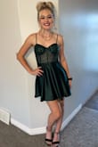 This dress was stunning from pulling it out of the bag, to wearing it through to the end of the night! It fit perfectly, the length was just right, the color was amazing and the feel of it was incredible! Love this dress! Can't wait to order more in the future! - Bailey B.