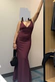 I bought this dress last minute and I'm so glad I did. It was perfect for the occasion. It is a great color for the season, it's well made with quality material and lining. I wore 4" heels and it still had good length to it. - Karima S.