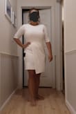 Fantastic cut, loved the dress, zipper is frustrating but nice material - Jennifer B.