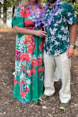 Beautiful print and color. The material was soft and lite. I wore it to a wedding by a lake and got tons of compliments on it! Was perfect for my needs and I'll be able to use it again. It ran a smig long and I didn't have time to get it hemmed, but it was fine with low heels. - Rachel S.