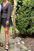Such a simple and cute dress! The length was good for me and I am fairly tall. Wore it to a friends wedding in fall and got lots of compliments! Will definitely be wearing again in the future. - Lainey S.