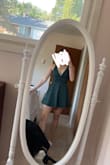 I loved the way this dress looked! However, I have long legs so it was super short and I ended up sending it back. I order multiple dresses and this one was my favorite over than it being really short. The back was very pretty! - Caylin H.