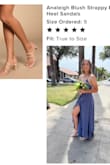 The adjustable back made it a perfect fit for my daughter.  Nice material, beautiful color, well made & paired w/ a pair of Lulus shoes. - Colly S.