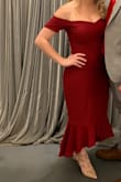 This dress is perfect. I was skeptical of the length since I have really short legs and the fit since I'm in between a small and medium sometimes. The small was PERFECT! Fit like a glove!!! Good quality material. Not too thin or see-through at all! Highly recommend! - Amanda S.