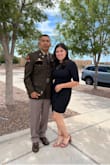 Great quality dress! I'm 5'2 and 143lbs and bought a medium. It fit snug but comfortable. Wore it to my husbands promotion ceremony. It's a nice and classy dress. - Maricela F.
