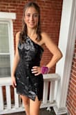 This dress was amazing! Super comfortable. I even did "the worm" at the HOCO dance and everything stayed in place. This dress is fully lined and not scratchy. My twin wore a Lulus dress too! We both loved our dresses and got a lot of compliments. - Stacy B.