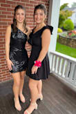The dress is fully lined and made me feel so happy all night. It was classy and just the right length. I think I will get a lot of use out of this little black dress. I didn't have to wear a bra and felt very comfortable and confident. My twin sister wore a Lulus dress too. We both got a ton of compliments. - Stacy B.