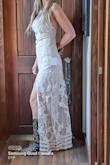 I ordered this to wear to my wedding, as a leaving dress and it fit perfectly!!! I never have luck w online orders fitting right but this one did! And, the quality was definitely nice! - Caysie J.