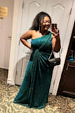 The color was exactly what I was looking for to attend a black tie wedding this Fall. It was super comfortable and very flattering; no need for shapewear. - Stephanie C.