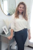 Lightweight sweater, so comfy and elegant. I loved it. - Ana J.