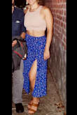 Very cute skirt. I made the slit a little higher and it was perfect. Very easy to do. - Andrea K.