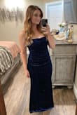 Loved this dress! Huged my curves in all the right ways and received tons of compliments! Gorgeous color. - Kayla