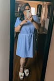 I used this with a blue dress and for my rehearsal dinner and they looked great both times! Got a lot of compliments! I wouldn't use them if I had to go from place to place because the straps do hurt my ankles but if you are going to be sitting most of the time, they are great! - Fernanda D.