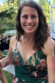 The stress was everything I hoped it would be! Love the adjustable straps which are most useful for varying bust sizes and chest coverage. Lots of flowy material, overall good quality and feels great to wear!
I wore it to an outdoor wedding and got lots of compliments.
It is very long. I wore 3 in heels and the hem fell right at the bottom of my shoe/my toes. This meant that I needed to pick up the dress to walk anywhere that was not perfectly flat. I didn't have time to have it altered.

*Website is uploading my picture upside down-sorry. - Amanda W.