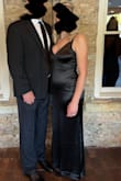 For all my tall girls out there-I'm 6'2 and this dress was to the floor with my flats. Fits tight around the hips but I loved the shape it gave me. The material is stretchy so you're able to move without issue. Was worried about not having a slit, but it worked out fine! I got a large, could've sized down -straps were a little long- but was worried about the length. - Rebecca W.