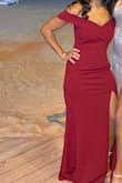 Once again Lulus does not disappoint. This dress is beautiful. The material is beautiful and the color was perfect for a fall wedding. I received so many compliments. It accentuated my curves and made me feel beautiful. You can wear it with sleeves down or up. I didn't have any problems raising my arms with the sleeves. I'm 5'3 125lbs small fit perfectly and I didn't have to get it altered. It was a comfortable length. - Nahila G.
