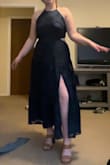 Fits me so well!! Exactly true to size and has great material. I was worried at first because I'm a little bigger on the bottom than the top, but it fits perfectly. Great quality material, too. 10/10! - Kaylee A.