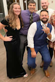 I was a little skeptical of getting a medium because my lower body is curvy and my upper body is very petite, but this dress was beautiful! Got compliments all night long. Had to tape the chest area down though. While standing it is fine, but when you sit down it starts to gape open. Other than that, it's wonderful! - Olivia D.