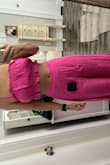 This is a very cute two piece, fits true to size, - Jackie A.