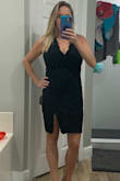 I loved this dress, it really sucks you in at the right spots. However, if I had time, I would have exchanged for one size up. - Bernadette P.