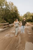 I bought this dress for my maternity session. It so well and I can totally wear it not pregnant too! I'd get this in every color. - Amber L.