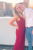 Wore this to a rehearsal dinner. The straps slid a little bit but not a big deal. Maybe should have sized down but I am in the process of losing weight so I wanted to make sure it fit. Would definitely wear it again - Kayleigh S.