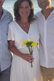 This dress is so flattering and was the perfect dress for our beach wedding!  The fabric is top qaulity and the dress is well made. - Elizabeth L.