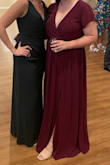 Very comfortable and perfect wine color! Great for weddings. - Alison D.