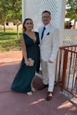This dress is everything! I am 52 and weigh 130 pounds the dress is very long I got it hemmed, also if you are not big chested you will have to do alterations on the straps. I have a larger bust and also got the straps shorter, I didn't want to wear a bra with it, as it is low v in both the front and back. 
So what my seamstress did was close the sides a bit so no side boob would show. Got soo many compliments. Im ordering it in another color for another wedding l be attending next month ! 
Dont sleep on it !! - Claudia A.