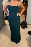 If you like a tight fit, this dress is the dress for you. I'm very curvy and short and an 8 fit perfect. It definitely elongated my body too. - Cheyenne H.