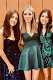 Perfect for homecoming outing. Everything stayed in place, beautiful hunter green color and easy to style. - Michelle K.