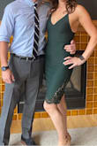 This dress was comfortable and sexy. The fabric is great quality and just stretchy/structured enough for the perfect fit! - Deej D.