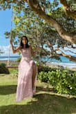 Honestly hands down the best dress I have ever worn to a wedding. I purchased an xs size. Soo many compliments it fits perfectly. The color, the material, and the way the fabric looked on my body absolutely stunning!! Will continue to purchase more dresses from Lulus..10 out of 10. - Monique H.